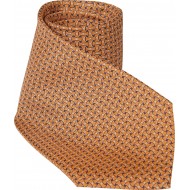 Corbata 100% seda estampada,firma " LAMBERTTI Italy", naranja